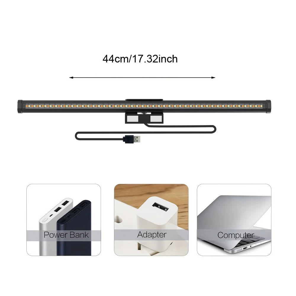 LED Monitor Light Bar — RGB Desk Lamp for Work & Gaming
