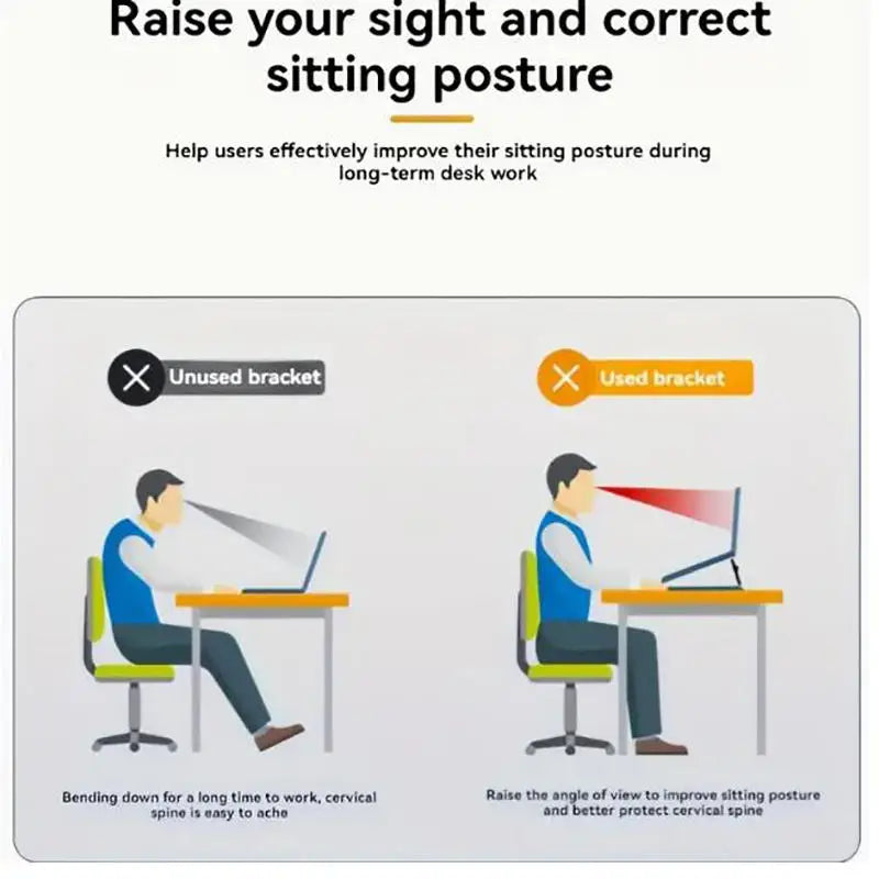 Mini Portable Ergonomic Laptop Stands - Set of 2