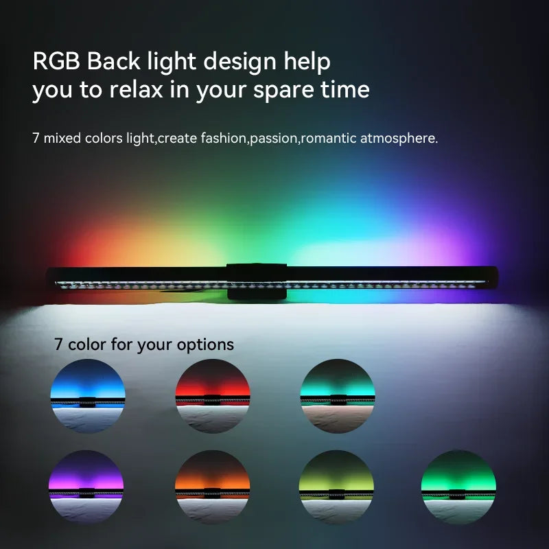 LED Monitor Light Bar — RGB Desk Lamp for Work & Gaming