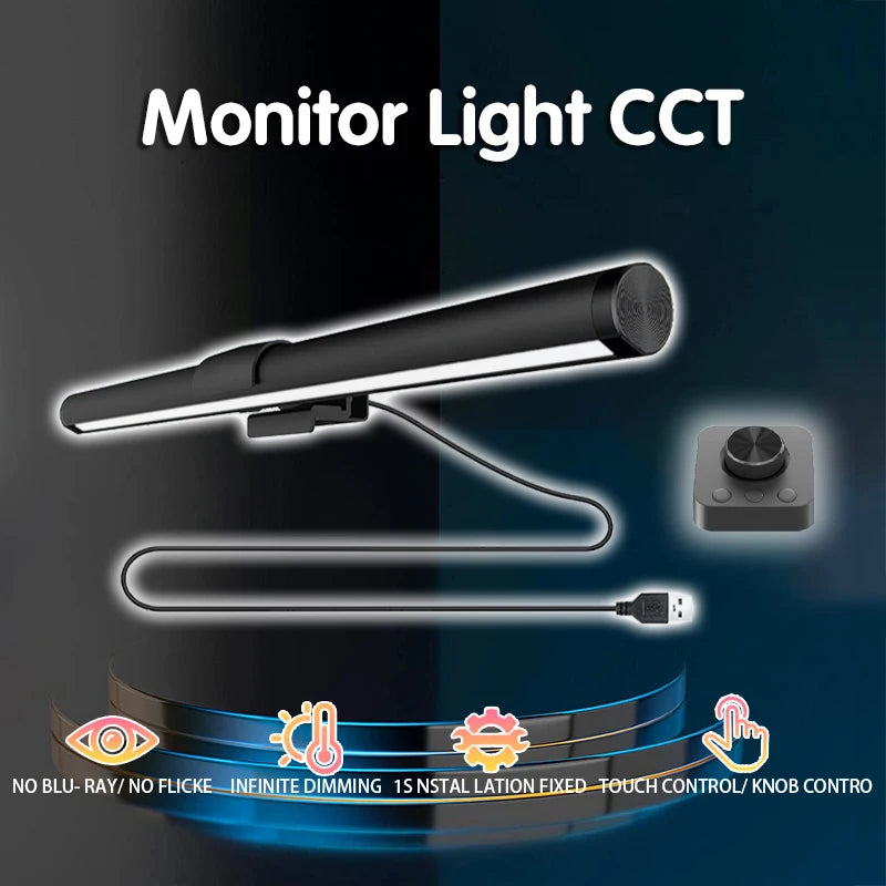 LED Monitor Light Bar — RGB Desk Lamp for Work & Gaming