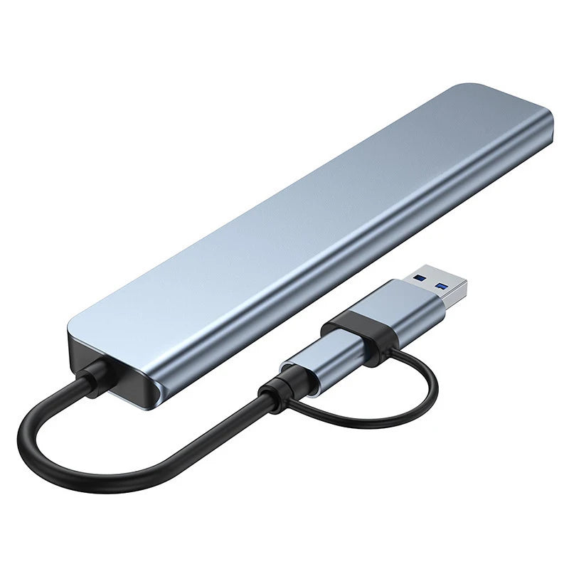 Multi-Port USB-C Adapter with 4K HDMI & Audio Jack