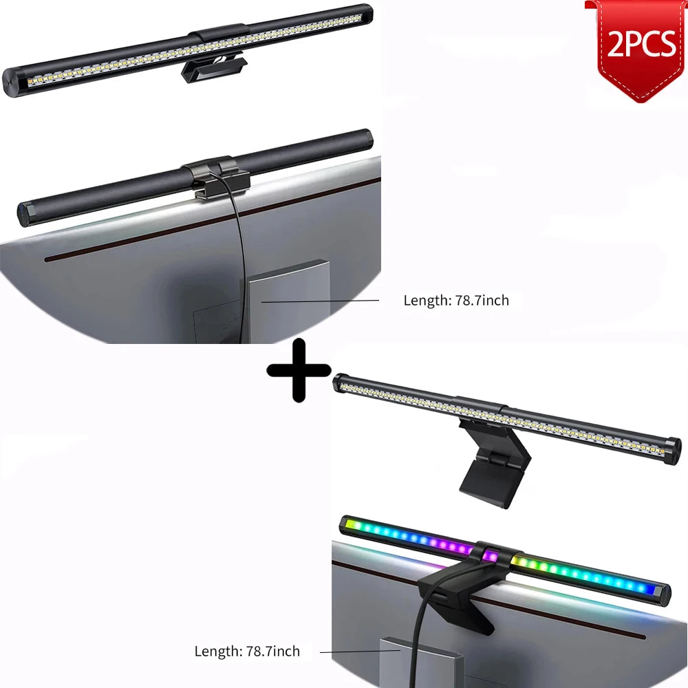 LED Monitor Light Bar — RGB Desk Lamp for Work & Gaming