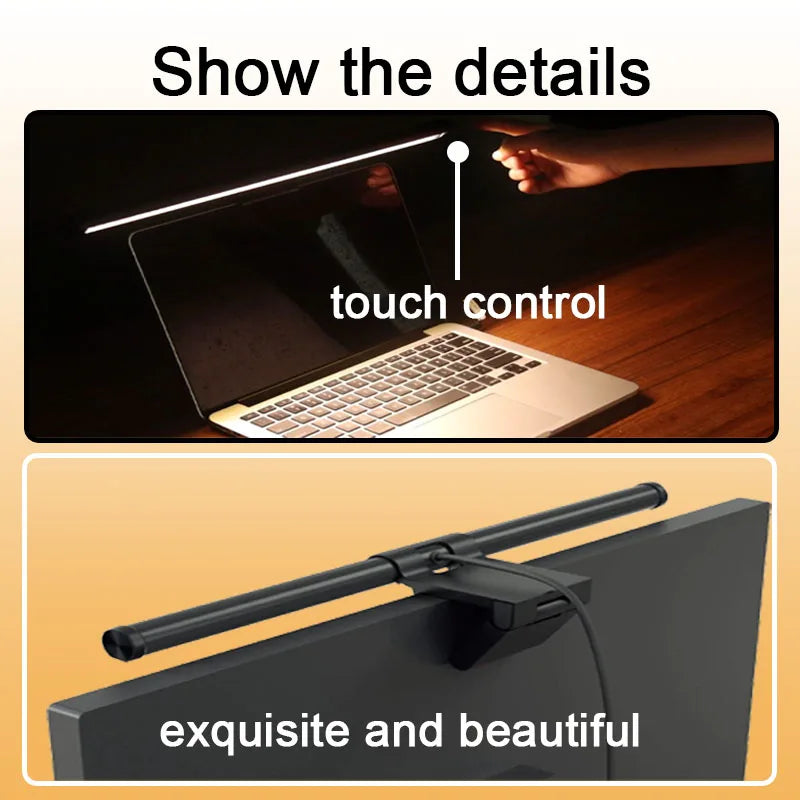 LED Monitor Light Bar — RGB Desk Lamp for Work & Gaming