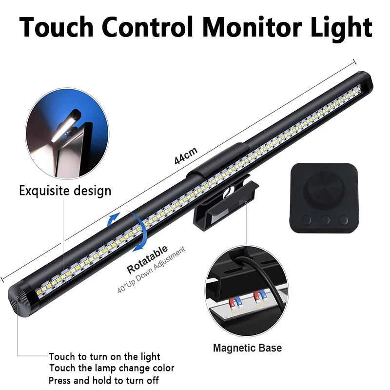 LED Monitor Light Bar — RGB Desk Lamp for Work & Gaming