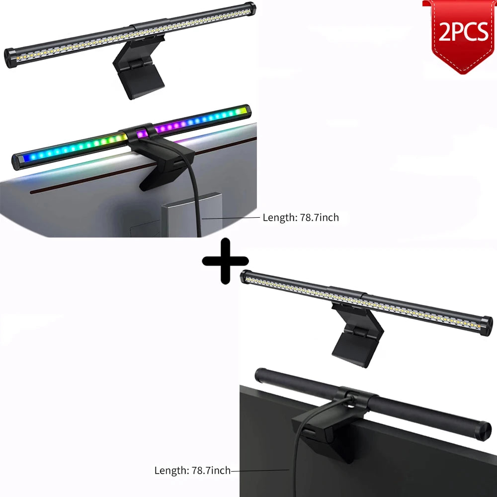LED Monitor Light Bar — RGB Desk Lamp for Work & Gaming