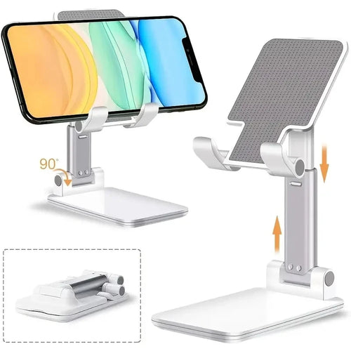 Adjustable Ergonomic Desk Holder for Smartphones & Tablets