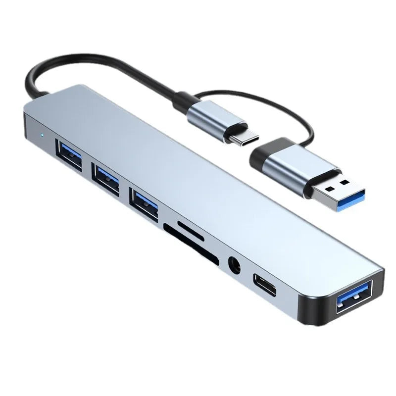 Multi-Port USB-C Adapter with 4K HDMI & Audio Jack