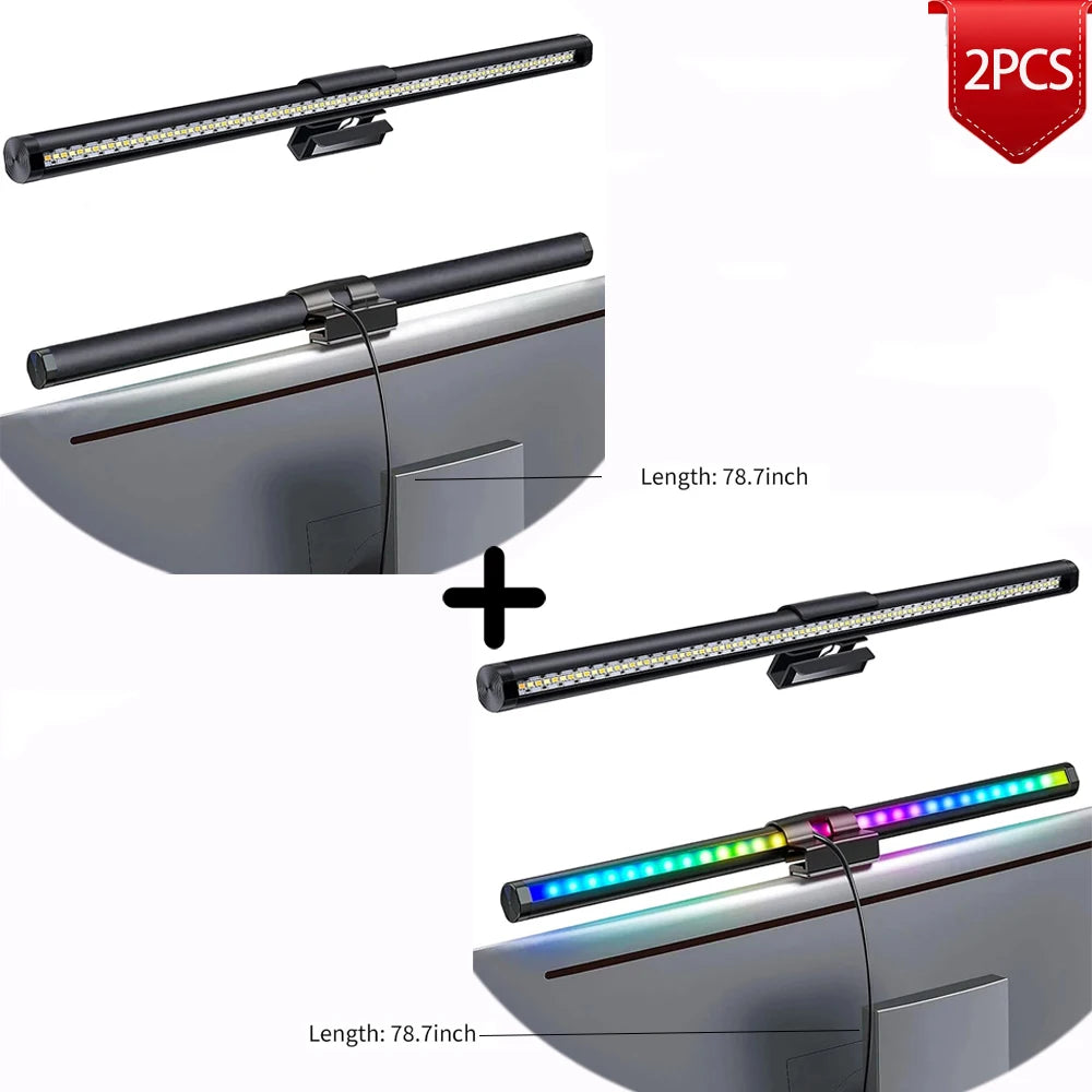 LED Monitor Light Bar — RGB Desk Lamp for Work & Gaming
