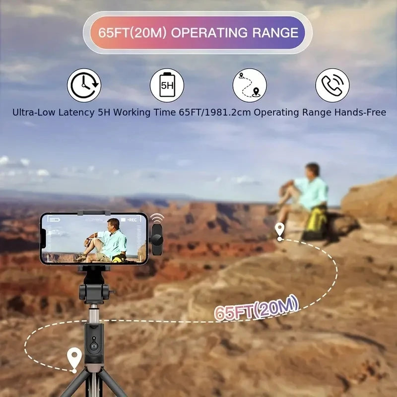 Wireless Lavalier Microphone with Windproof Cover - Pro Audio for iPhone & Android
