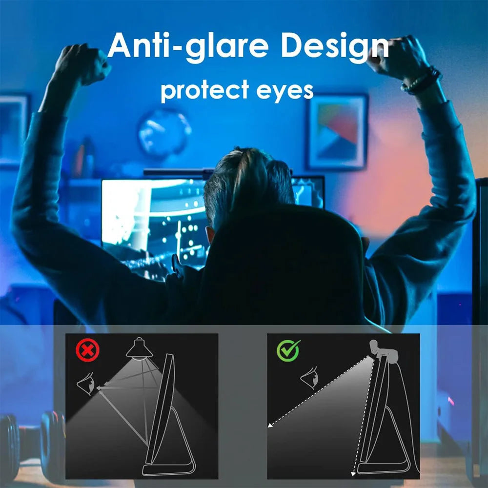 LED Monitor Light Bar — RGB Desk Lamp for Work & Gaming