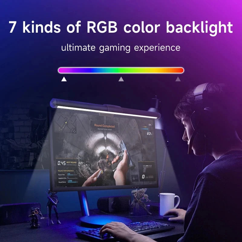 LED Monitor Light Bar — RGB Desk Lamp for Work & Gaming